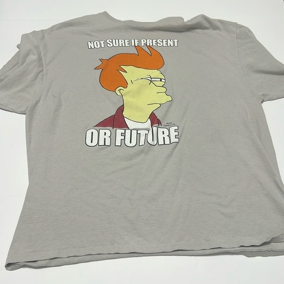 Futurama T-Shirt - Fry Not Sure if Present or Future 2XL - Picture 1 of 5